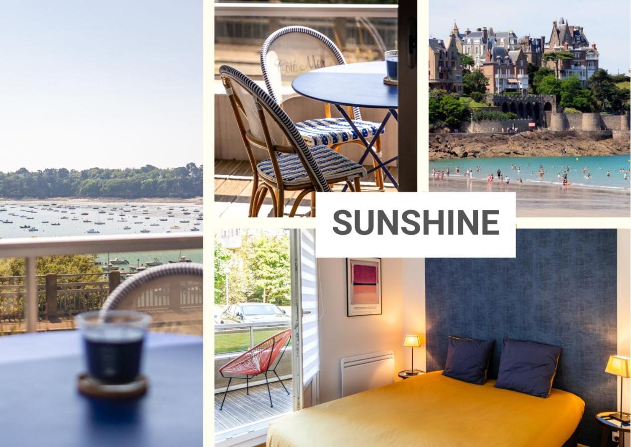Sunshine - Appartement 2Pers - Terrasse Vue Mer - Dinard Bagian luar foto